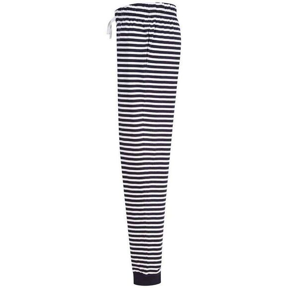 SF Unisex Adult Stars Cuffed Lounge Pants / Navy/White Stripe - Picture 2 of 2